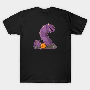 Rollplay Guild: Chibi Creature (Purple Worm) T-Shirt